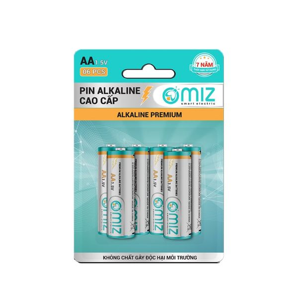 Pin Carbon OMIZ AA - 6 Viên