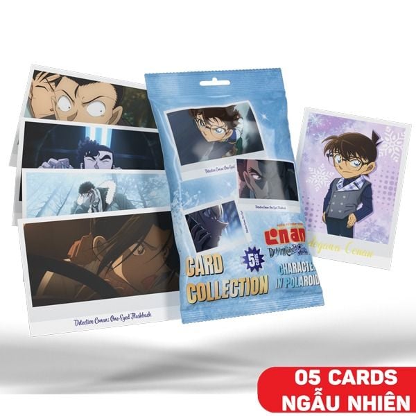 Bộ Thẻ Sưu Tập - Polaroid Card Collection Thám Tử Lừng Danh Conan - Dư Ảnh của Độc Nhãn (5 Cards Ngẫu Nhiên/Túi) 