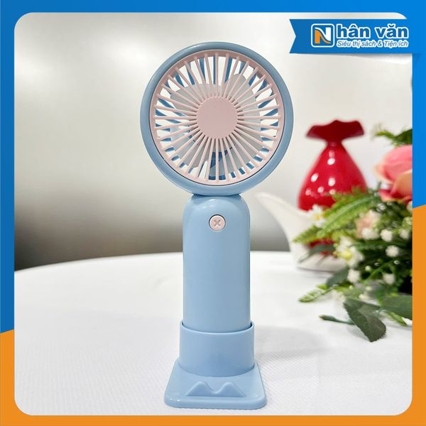 [Giao Màu Ngẫu Nhiên] Quạt Sạc Để Bàn - Có Đế Đỡ Điện Thoại YM88182