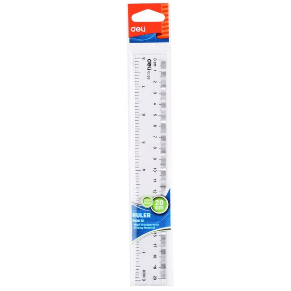  Thước Kẻ Mica 20cm - G026 - Deli 