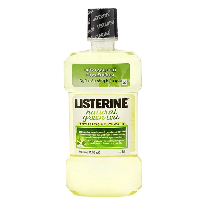  Nước Súc Miệng Trà Xanh Listerine Natural Green Tea (500ml) 