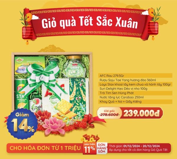 Hộp Quà Tết 2025 - Sắc Xuân