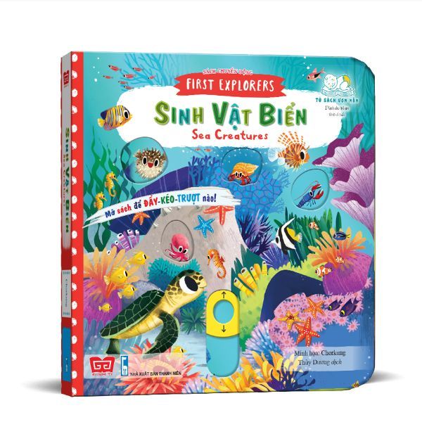  Sách Chuyển Động - First Explorers - Sea Creatures - Sinh Vật Biển 