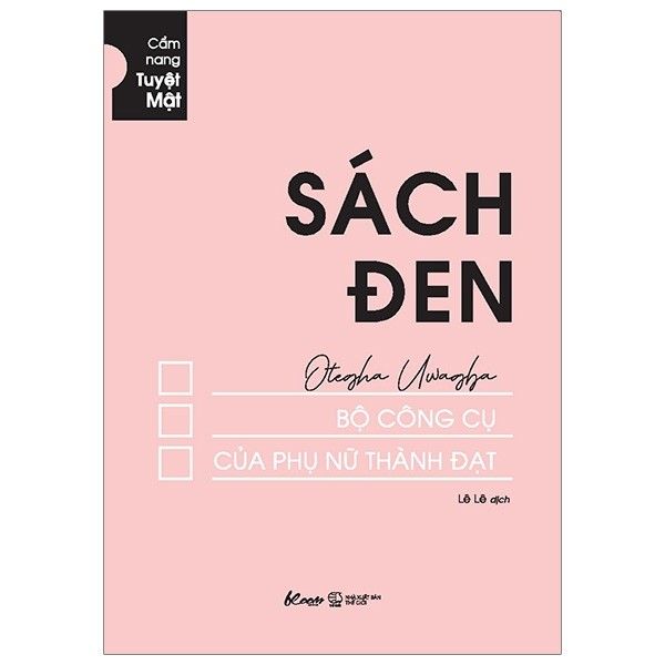  Sách Đen - Bộ Công Cụ Của Phụ Nữ Thành Đạt 