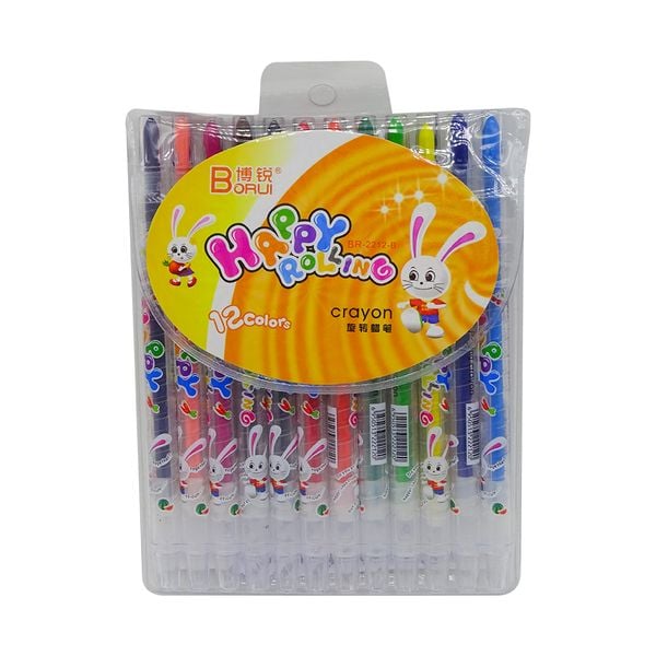 Sáp Vặn Happy Rolling BR-2212-B 12 Màu