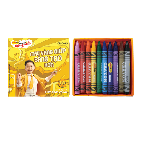 Bút Sáp Màu Colokit CR-C015 - 10 Màu