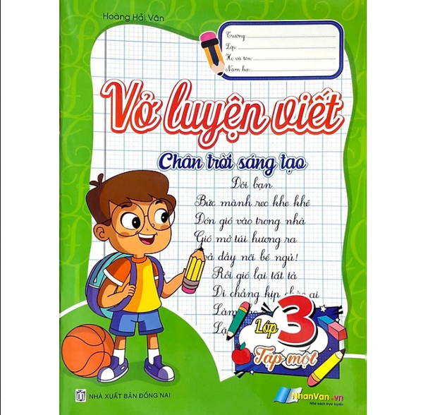  Vở Luyện Viết Lớp 3 - Tập 1 - Chân Trời Sáng Tạo 