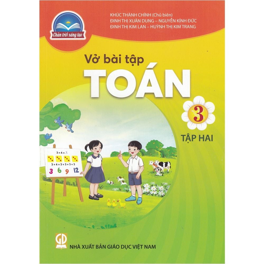  Vở Bài Tập Toán Lớp 3 - Tập 2 - Chân Trời Sáng Tạo 