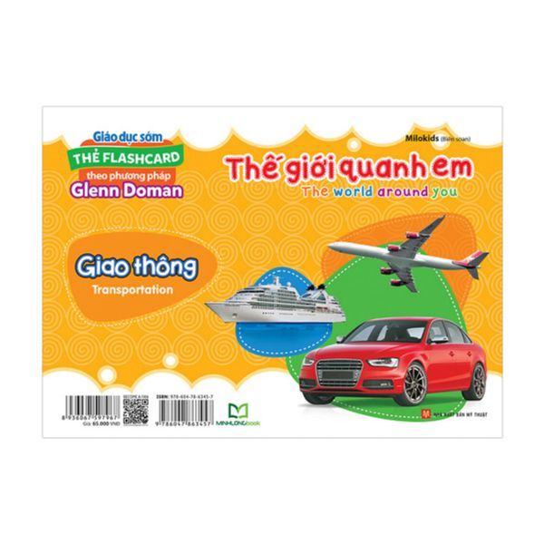  Thẻ Flashcard Theo Phương Pháp Glenn Doman - Thế Giới Quanh Em: Giao Thông 