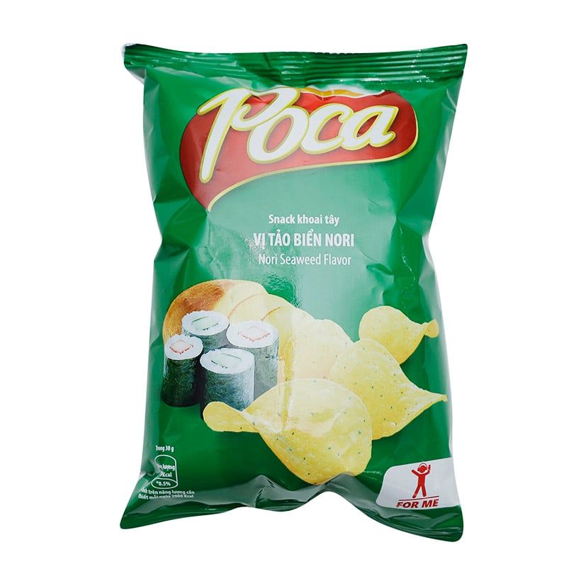  Snack Khoai Tây Poca Vị Tảo Biển Nori (30g) 