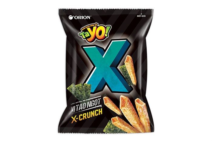  Khoai tây Yo! X-crunch tảo ngọt 34gr*10gói/lốc 