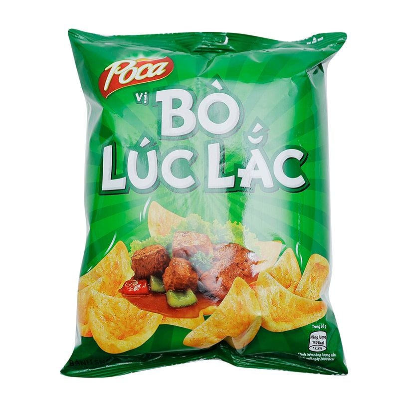  Snack Poca Vị Bò Lúc Lắc (30g) 