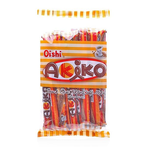  Snack Que Nhân Cafe Moka Oishi Akiko 160g 