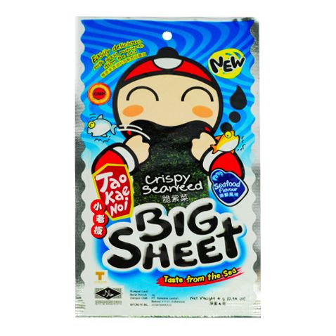  Snack Rong Biển Tao Kae Noi Big Sheet Vị Hải Sản - 4g 