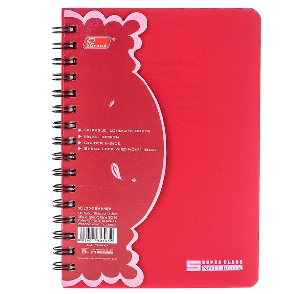  Sổ Lò Xo Bìa Nhựa Grand - Diện Mạo Mới TMG-8561 