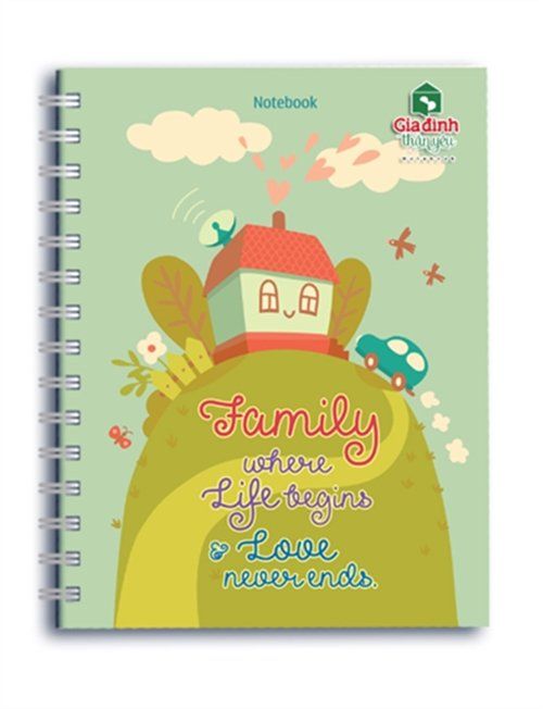  Sổ Lò Xo Notebook Minh Long - Family Where Life Begins 