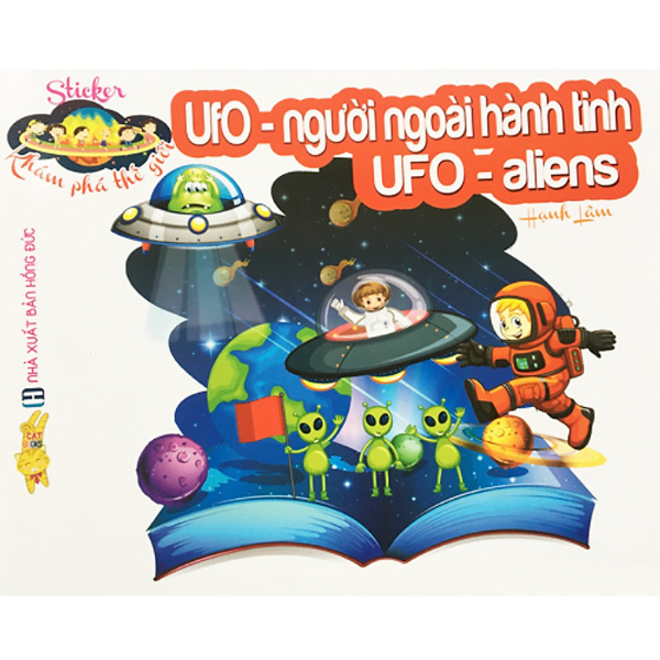  Sticker Khám Phá Thế Giới - UFO - Người Ngoài Hành Tinh - UFO - Aliens 