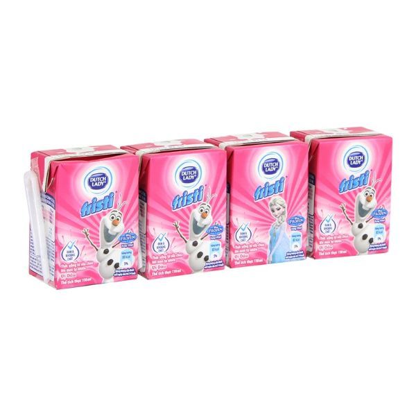  Sữa Chua Uống Vị Dâu Fristi (110ml/Hộp) 