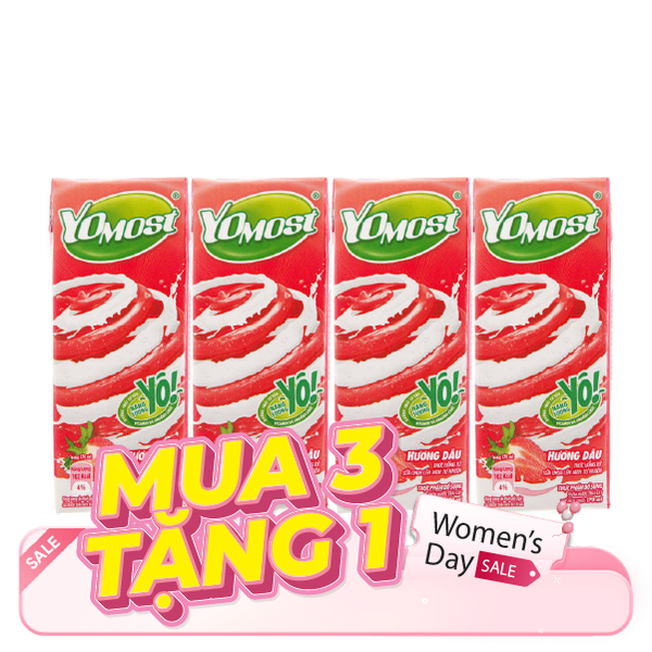 Sữa Chua Uống Yomost Hương Dâu 170ml
