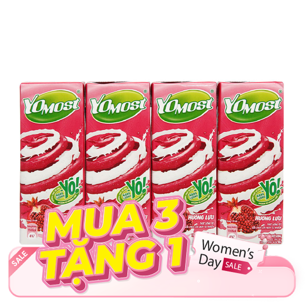 Sữa Chua Uống Yomost Hương Lựu 170ml