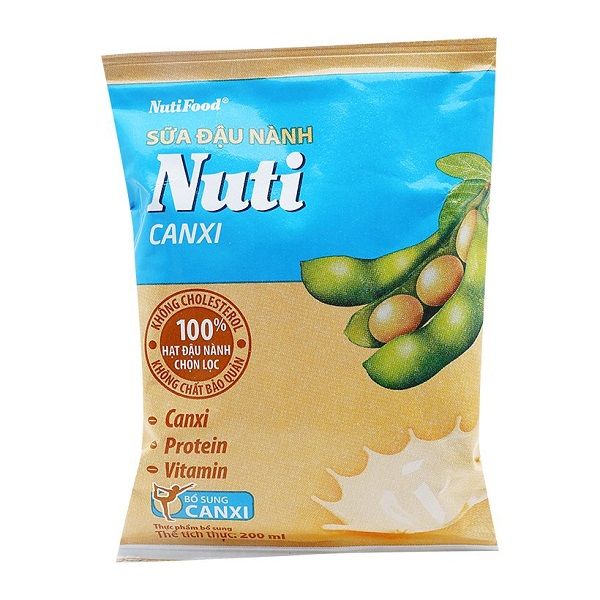  Sữa Đậu Nành NutiFood Canxi 200ml 