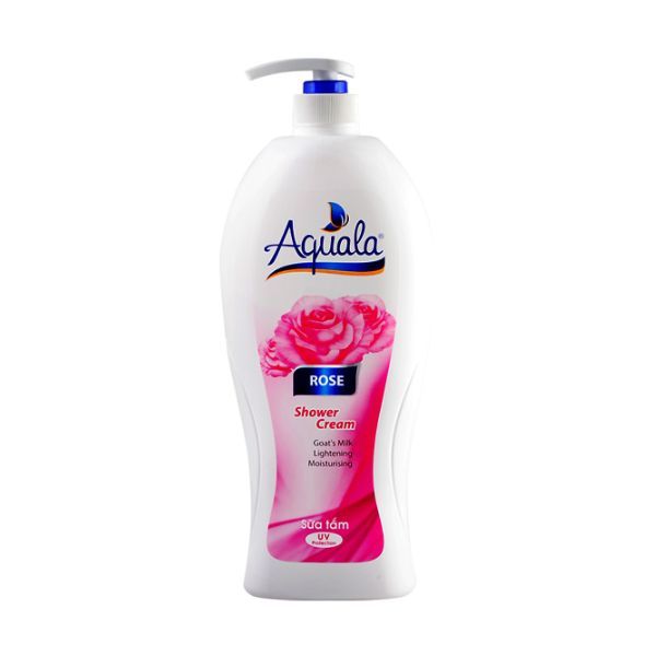  Sữa Tắm Dê Ngọc Trai Rose Aquala 1,2L 