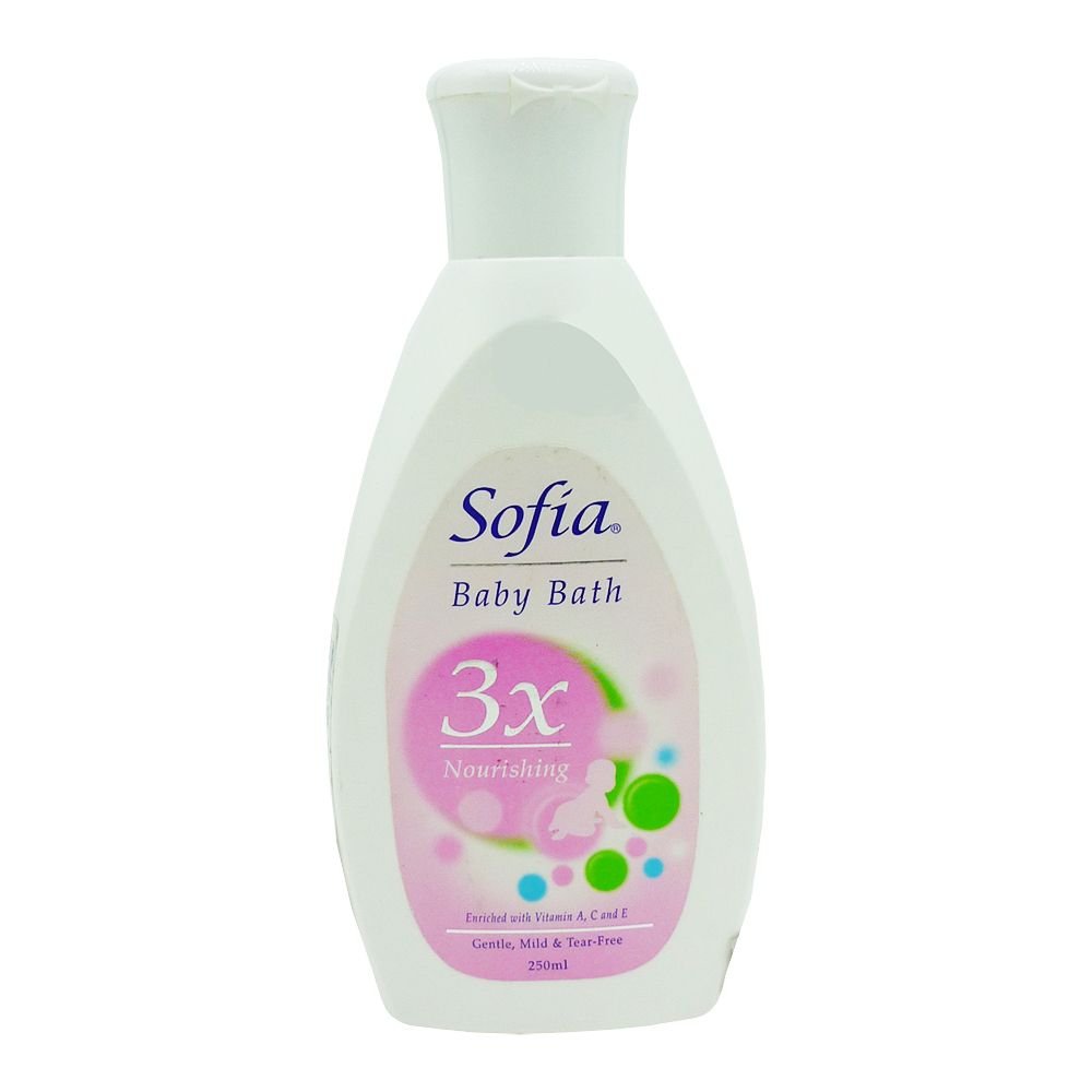 Sữa Tắm Em Bé Sofia - Baby Bath 3x Nourishing 250ml 