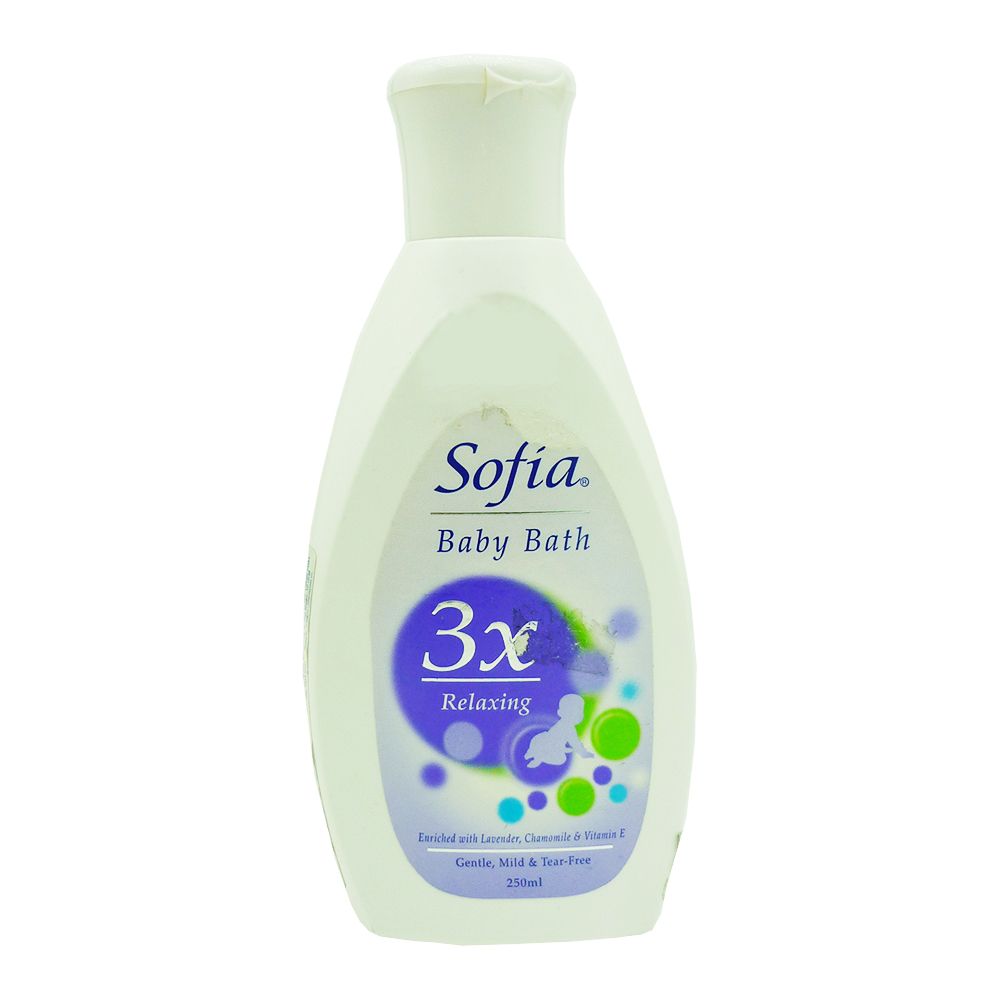  Sữa Tắm Em Bé Sofia - Baby Bath 3x Relaxing 250ml 