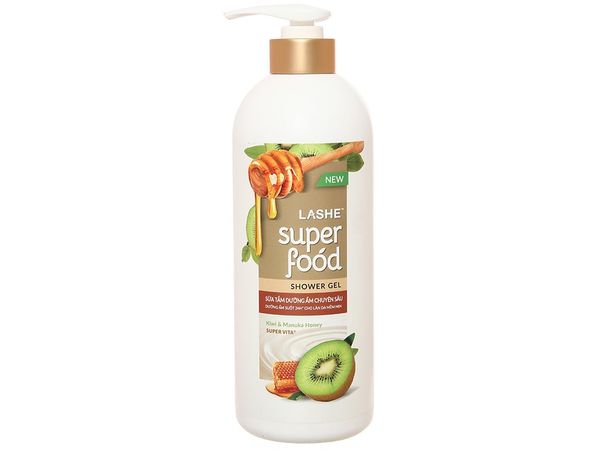 Sữa tắm LASHE SUPERFOOD dưỡng ẩm chuyên sâu 610G