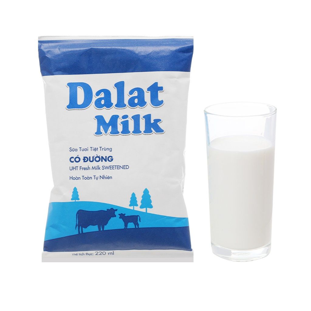  STTT có đường Dalatmilk 220ml*48 