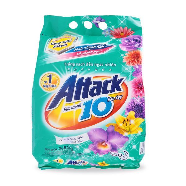  Bột Giặt Attack Hương Tình Yêu Nồng Nàn (720g) 