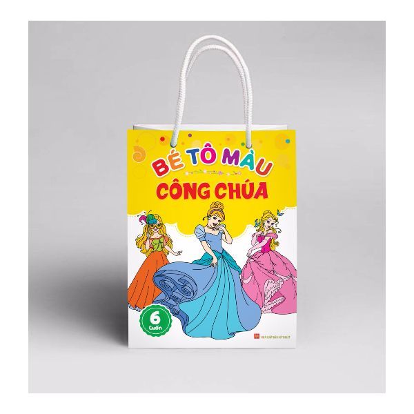  Túi Bé Tô Màu Công Chúa (6 Cuốn) 