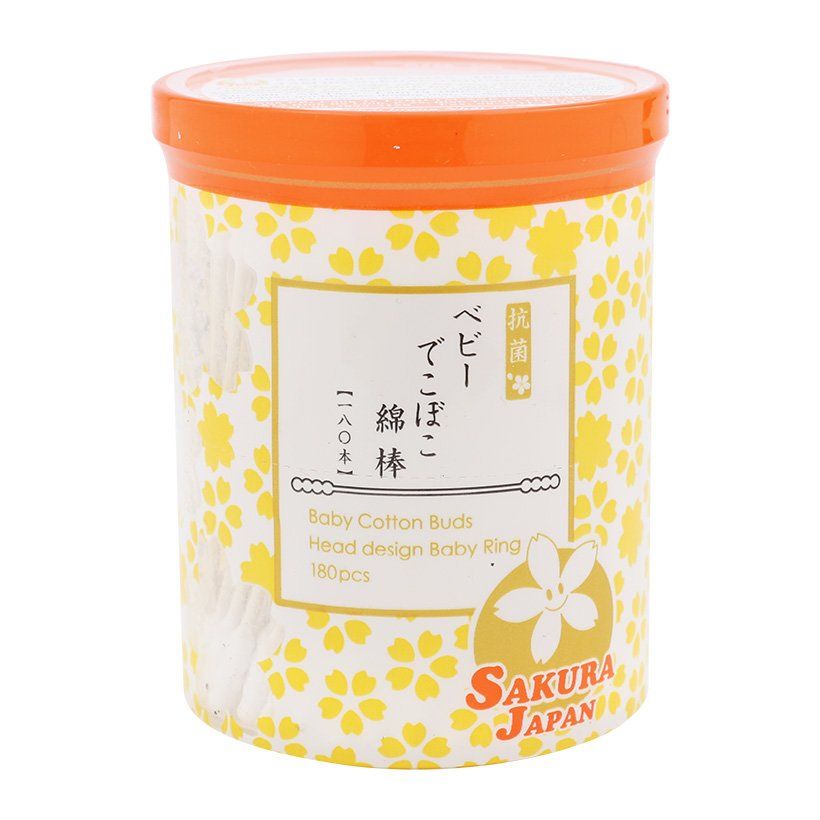  Tăm Bông Kháng Khuẩn Sakura Baby TB12 