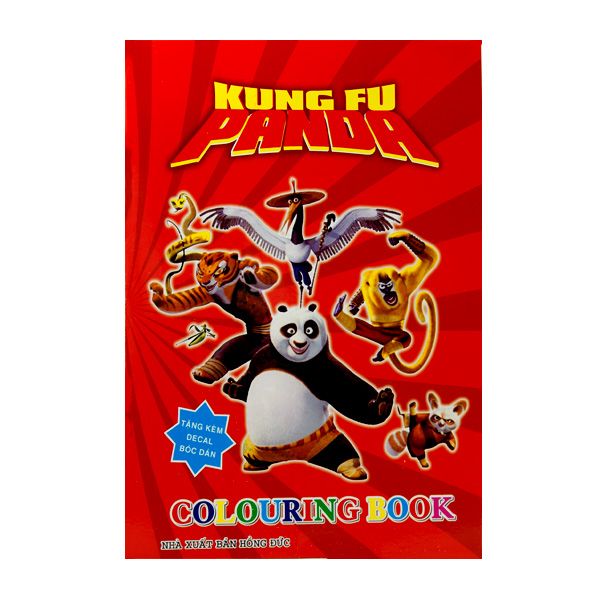  Tập Tô Màu Bóc Dán Kung Fu Panda 