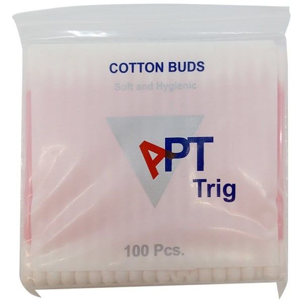  Tăm Bông Ráy Tai Cotton Buds ATP-Trig (100 Cây/ Gói) 