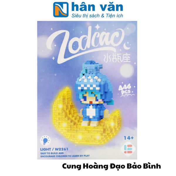  Đồ Chơi Lắp Ráp 12 Cung Hoàng Đạo Phát Sáng - Bảo Bình (446 Mảnh Ghép) 