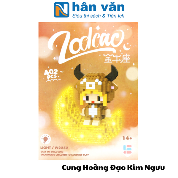 Đồ Chơi Lắp Ráp 12 Cung Hoàng Đạo Phát Sáng - Kim Ngưu (402 Mảnh Ghép)