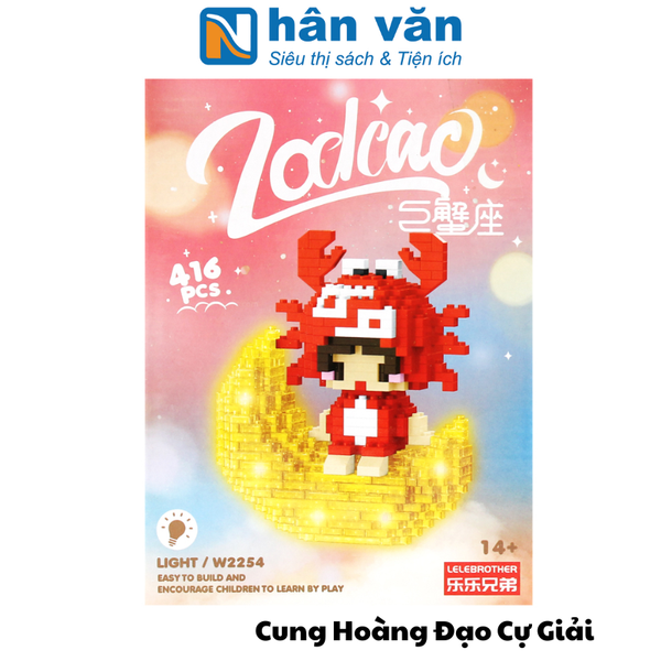 Đồ Chơi Lắp Ráp 12 Cung Hoàng Đạo Phát Sáng - Cự Giải (416 Mảnh Ghép)