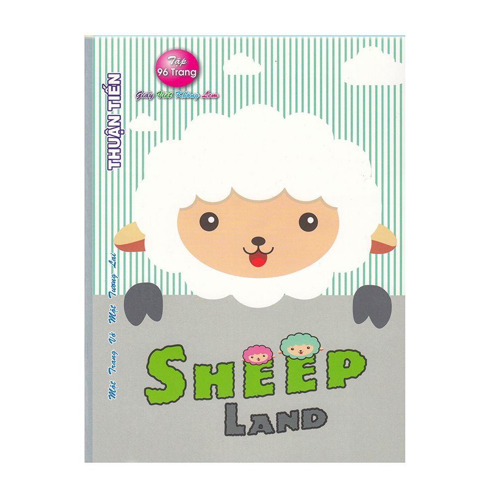  Tập Học Sinh Ngang Tân Thuận Tiến Sheep Land ( 96 Trang) 