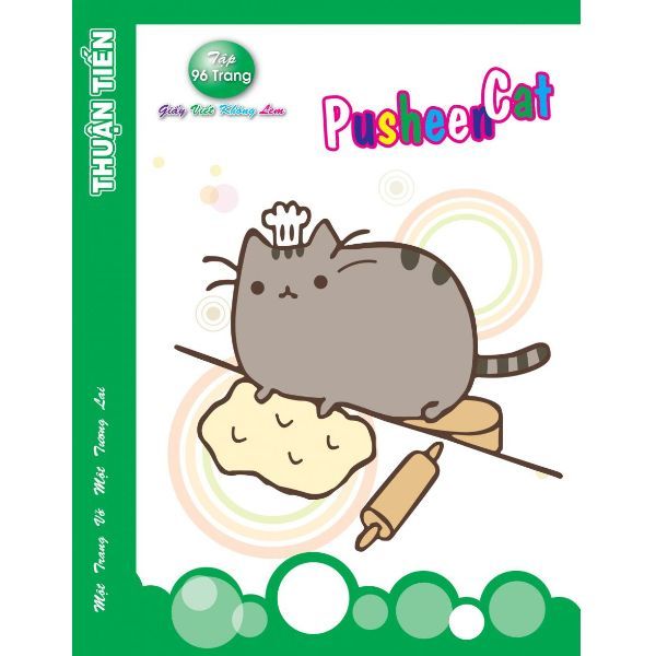  Tập Học Sinh Tân Thuận Tiến 200 Trang - Pusheen Cat 