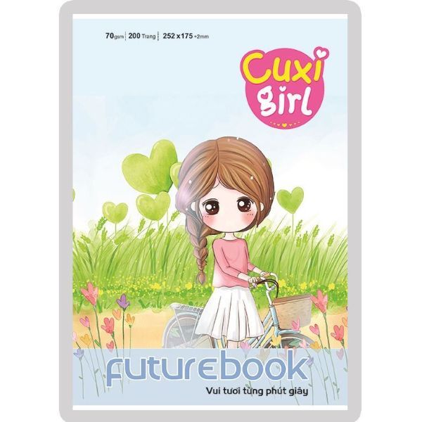  Tập Sinh Viên Futurebook 200 Trang  SV2 - Cuxi Girl 