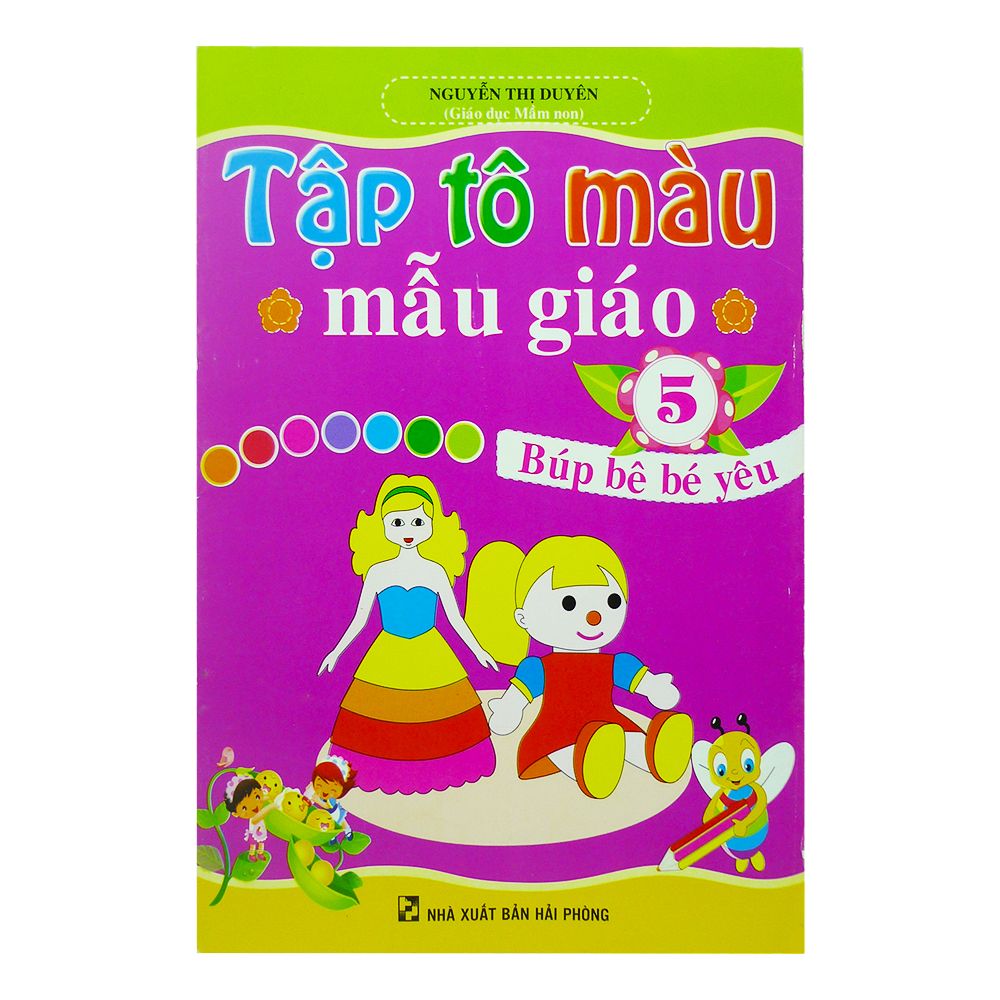  Tập Tô Màu Mẫu Giáo 5 - Búp Bê Bé Yêu 