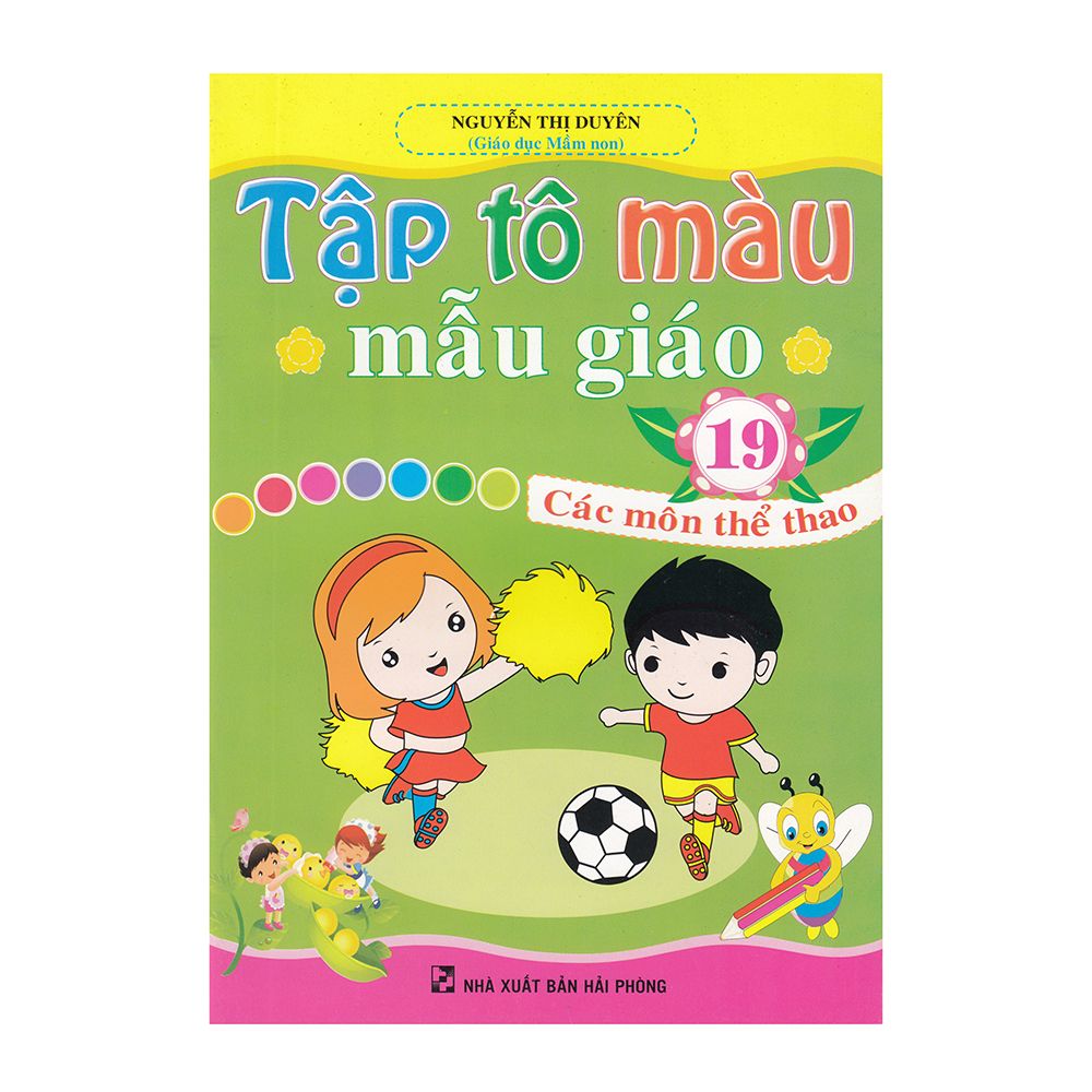  Tập Tô Màu Mẫu Giáo - Các Môn Thể Thao (Tập 19) 