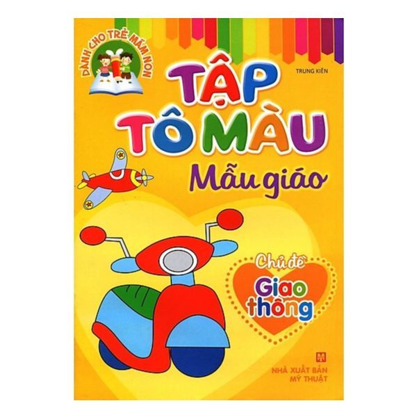  Tập Tô Màu Mẫu Giáo Chủ Đề Giao Thông 