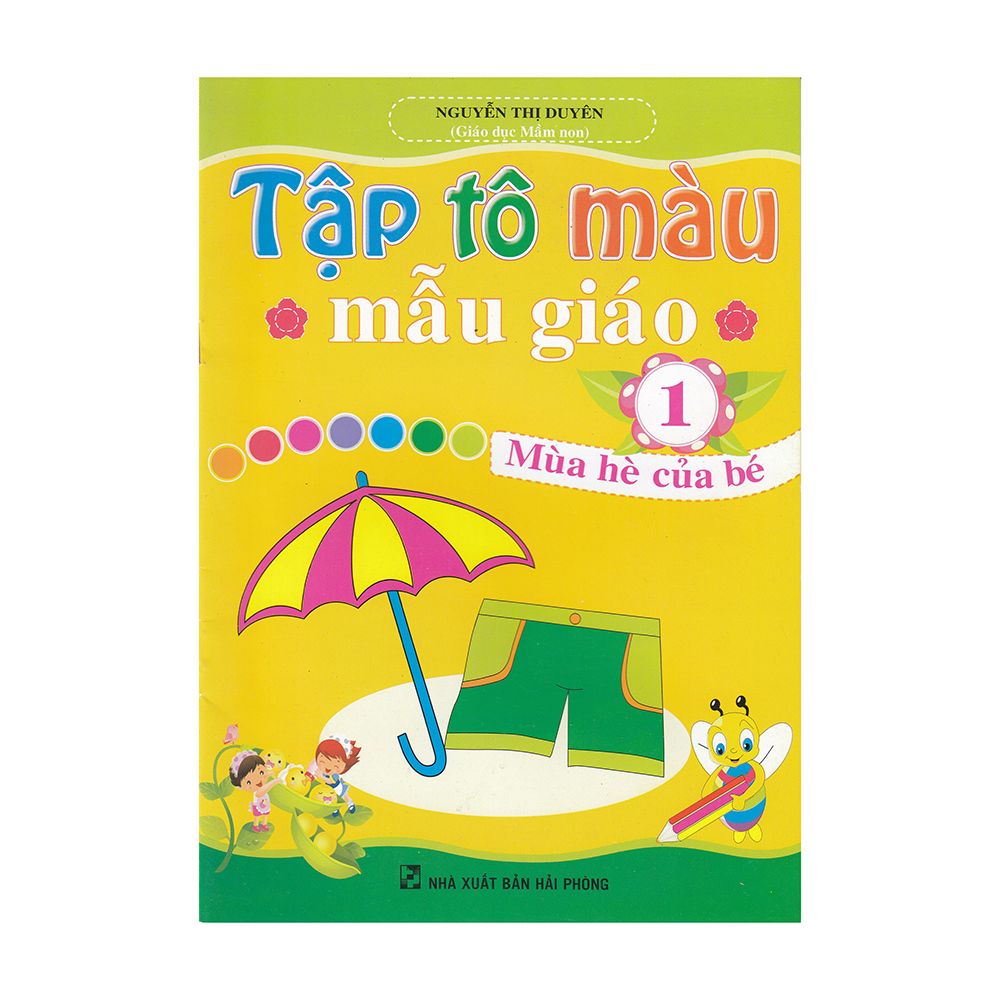  Tập Tô Màu Mẫu Giáo - Tập 1: Mùa Hè Của Bé 