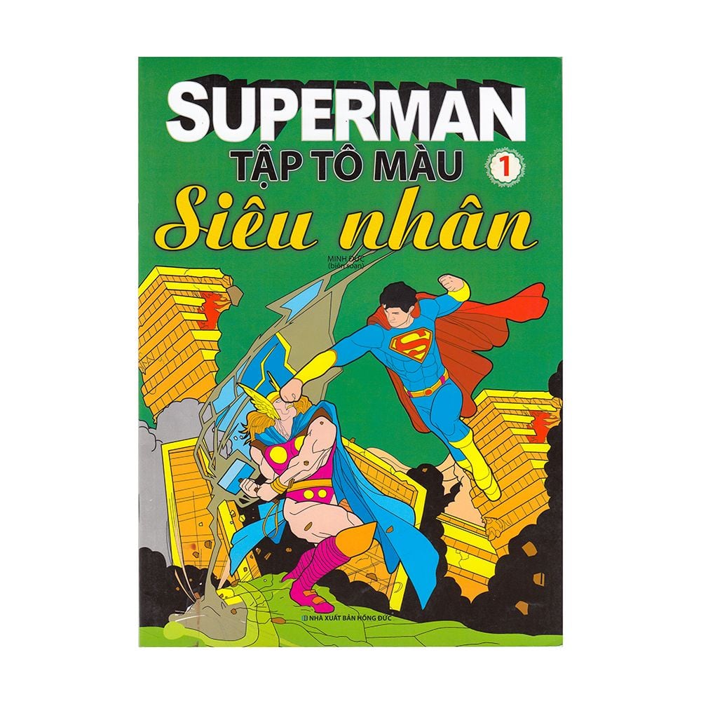  Tập Tô Màu Siêu Nhân Superman - Tập 1 