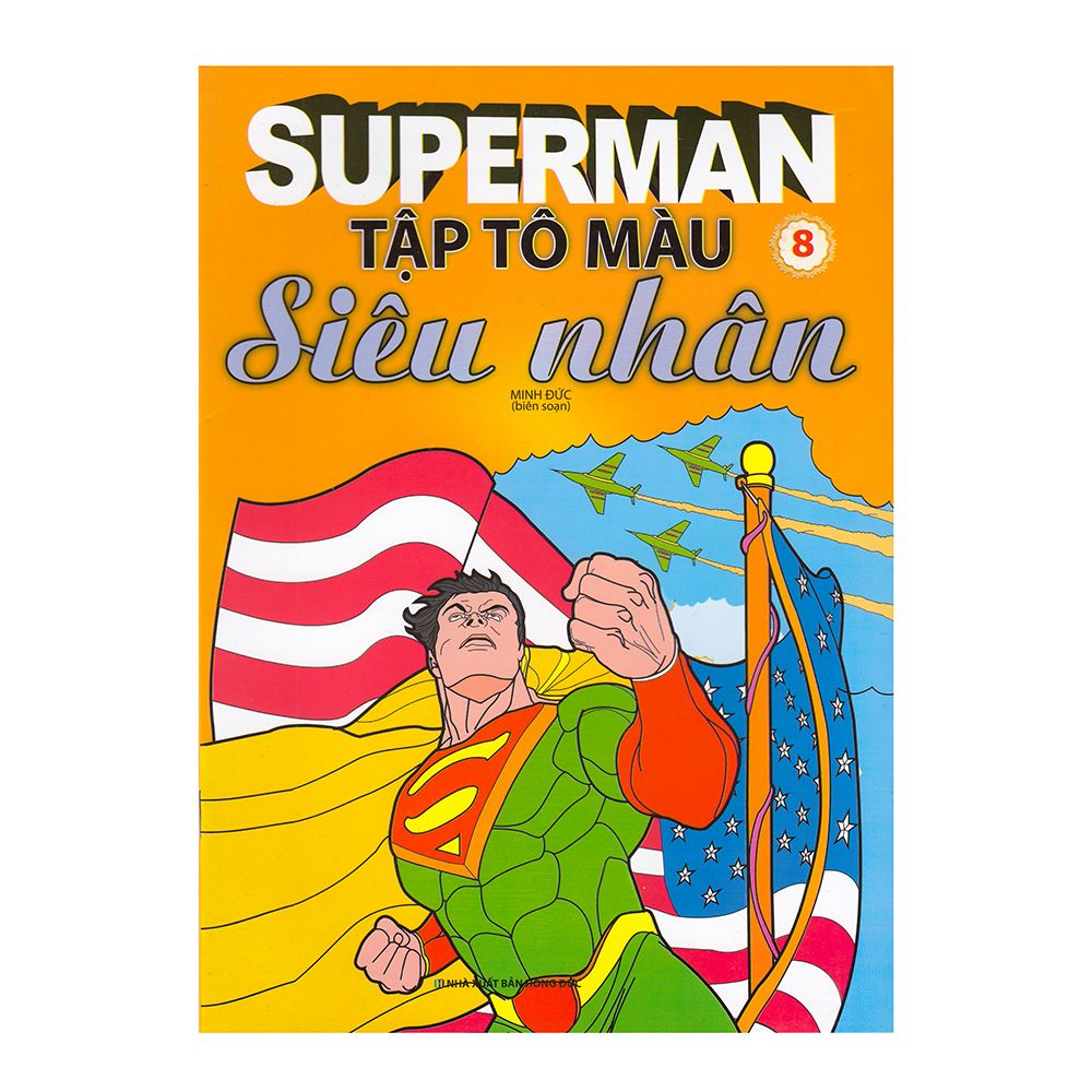  Tập Tô Màu Siêu Nhân Superman - Tập 8 