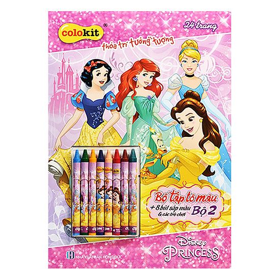  Tập Tô Màu Thiên Long - Colokit Disney Princess CB-C020-PR 