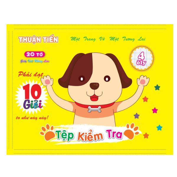  Tệp Kiểm Tra 4 Ô Ly Tân Thuận Tiến ( 20 Tờ) 