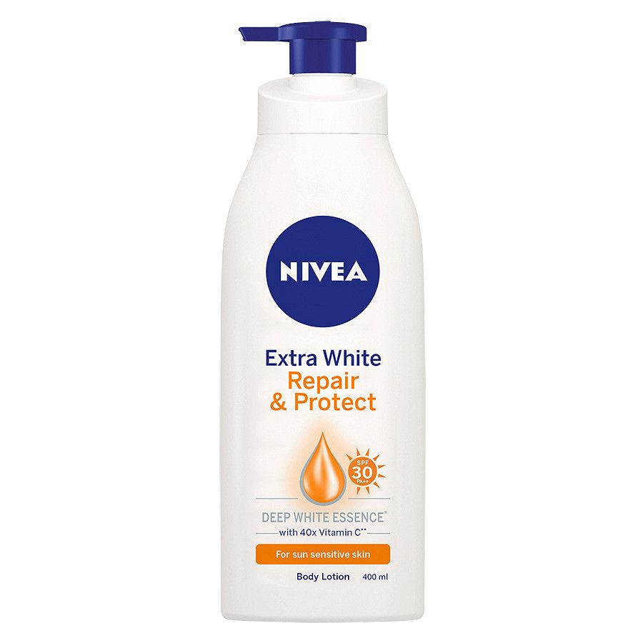  Sữa Dưỡng Thể Dưỡng Trắng Nivea Giúp Phục Hồi Và Chống Nắng SPF30(350ml) 